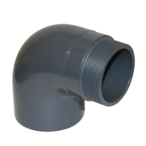 PVC Knie 90° | 50 mm x 1½" | Inwendige Lijm x Buitendraad