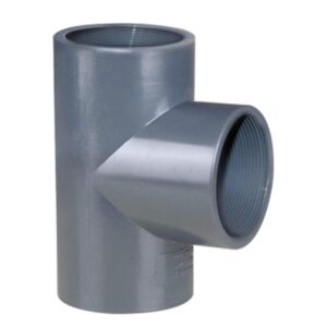 PVC T-Stuk 90° 50 mm x 1½" | 2 x Inwendig Lijm x Binnendraad