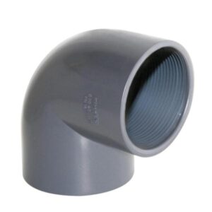 PVC Knie 90° | 110 mm x 4" | Inwendige Lijm x Binnendraad