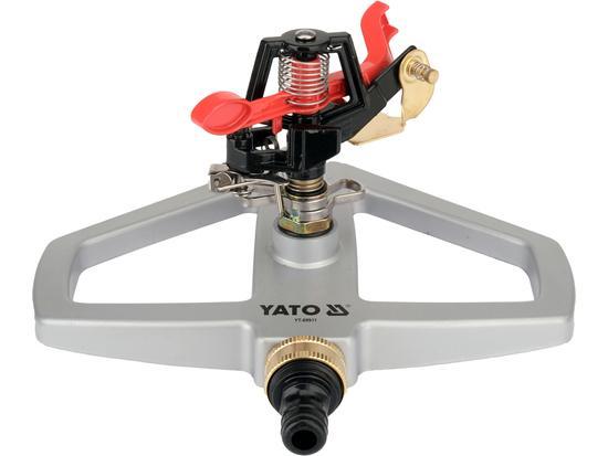 Impulssproeier met Metalen Voet – Instelbare Tuinsproeier 360° | Bereik tot 26 Meter