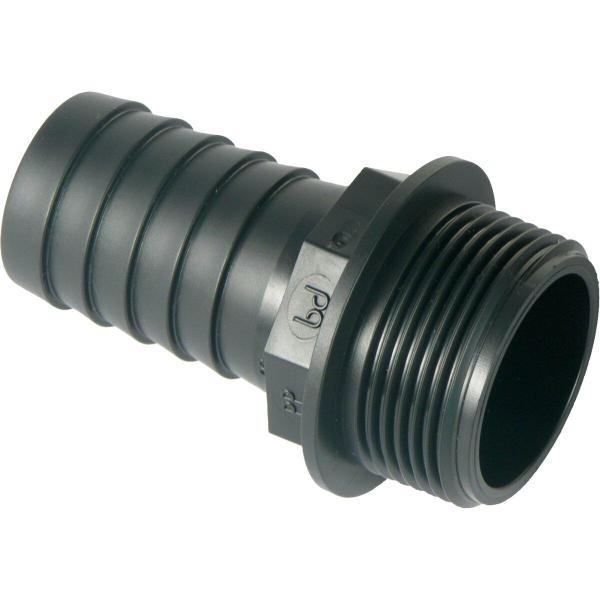 PP Slangtule 1½"x 50 mm buitendraad x slangtule