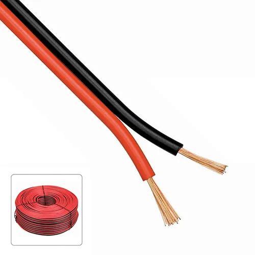 Luidsprekerkabel rood/zwart 2x0,75mm² 100 meter