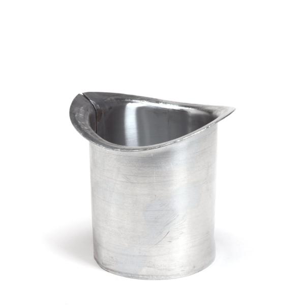 Tapeind voor mastgoot zink 80mm