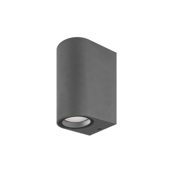 Buitenwandlamp Luna Duo antraciet | 2× GU10 | Up & Down | IP44